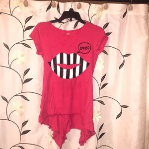 Girls tunic style t shirt